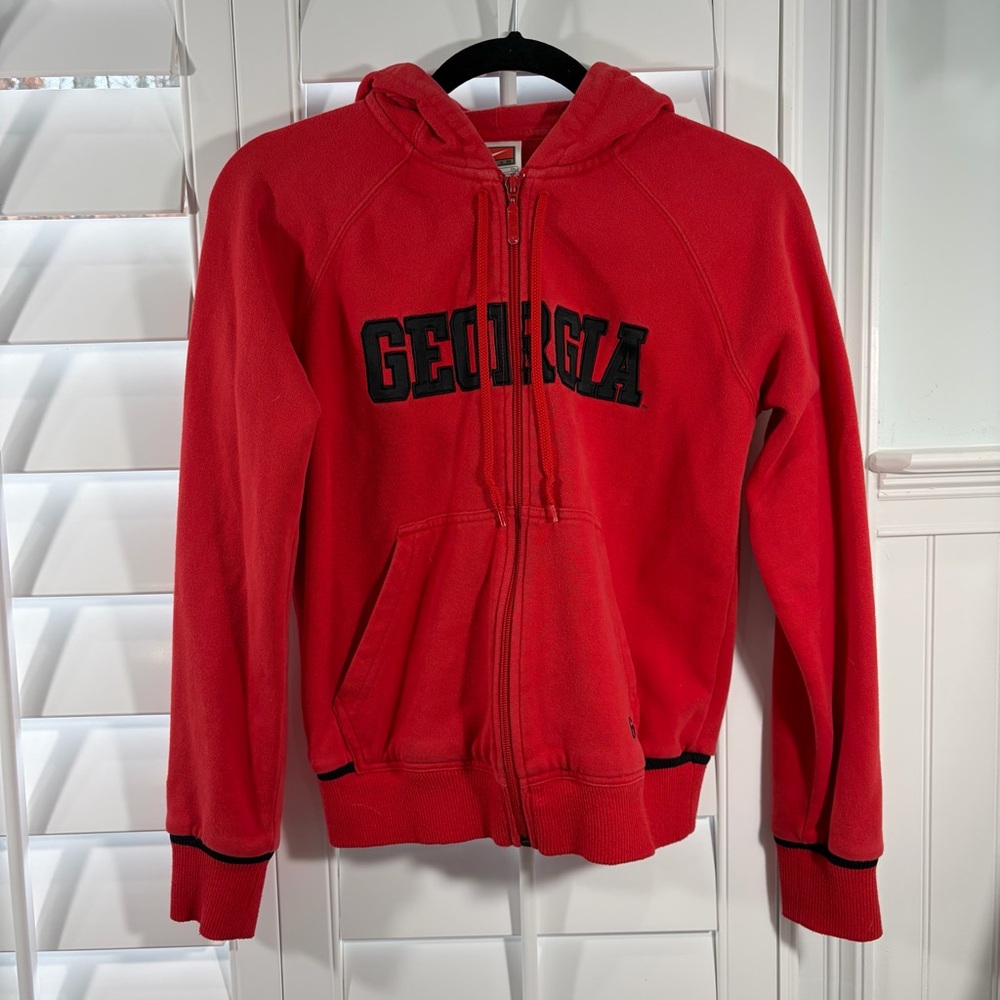 UGA Georgia Bulldogs Zip-up Hoodie (S)